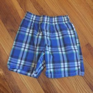 Boy's plaid shorts